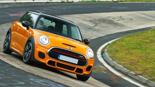 Racer Charlie Martin in her car