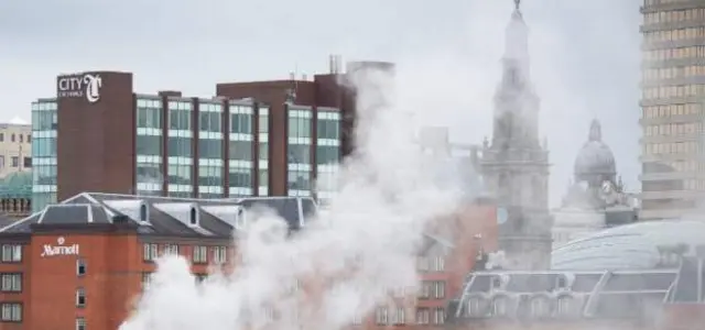 The fire in Leeds city centre