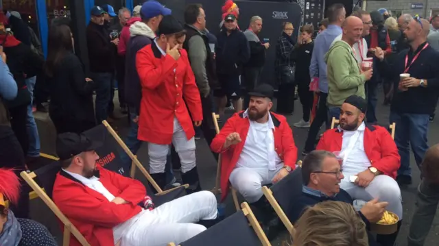 Fans at Edgbaston