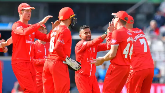 Lancashire celebrate