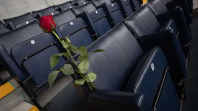 Rose in Eddie Davies' seat