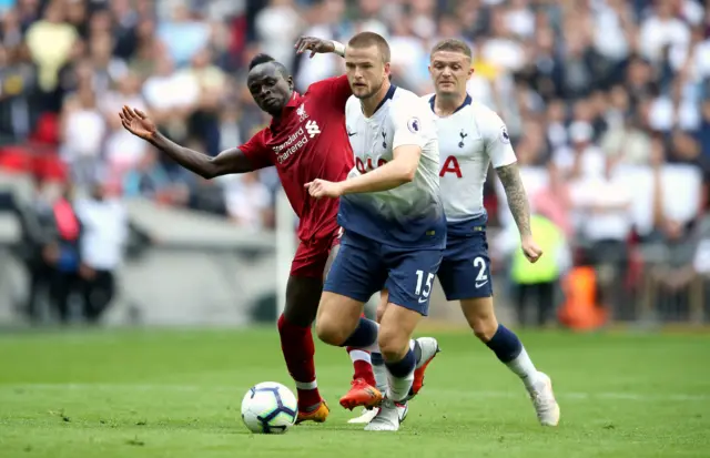 Eric Dier and Sadio Mane