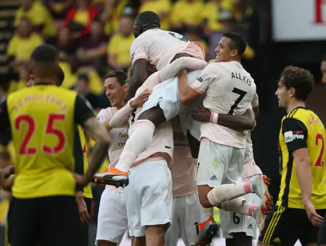 Manchester United beat Watford