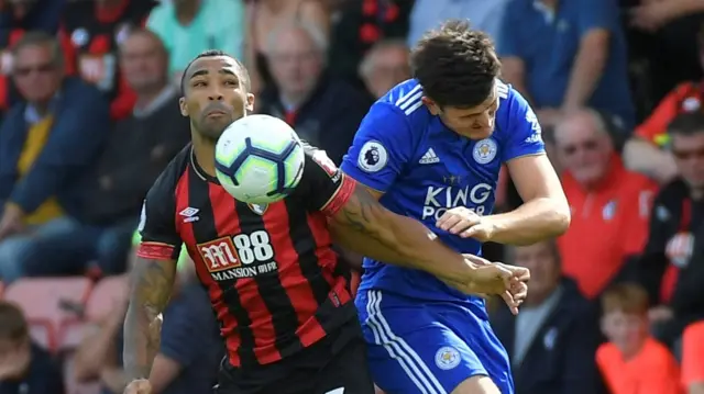 Callum Wilson and Harry Maguire