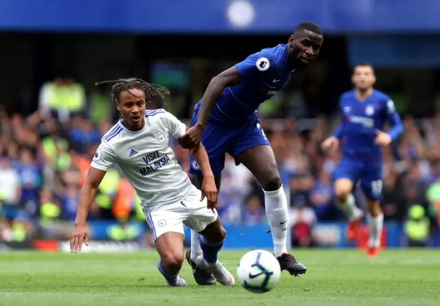 Bobby Reid and Antonio Rudiger