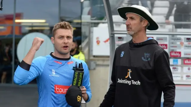 Luke Wright and Jason Gillespie