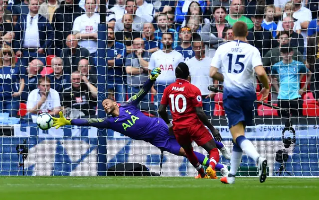 Sadio Mane's disallowed goal