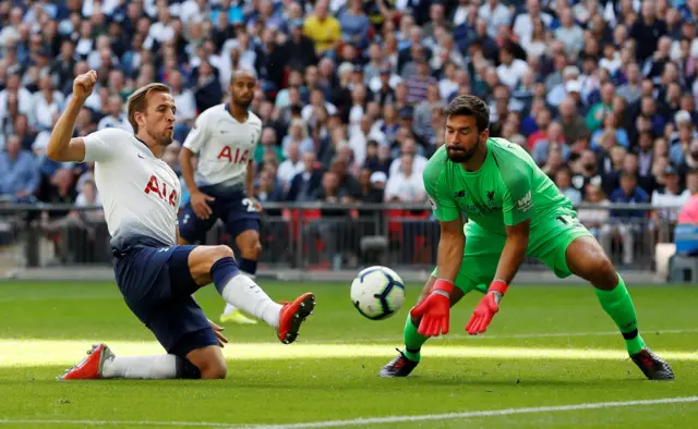 Allison denies Harry Kane