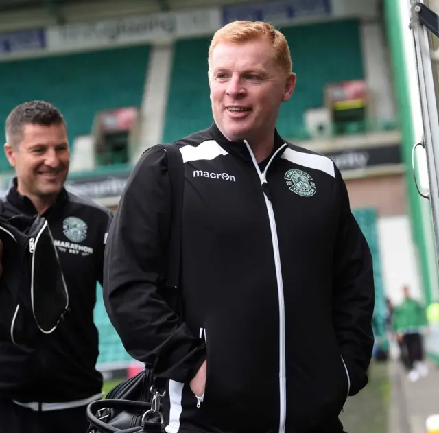 Hibs head coach Neil Lennon