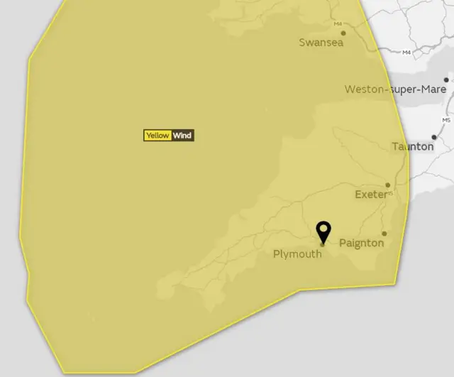 weather warning map