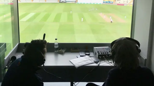 BBC commentary box