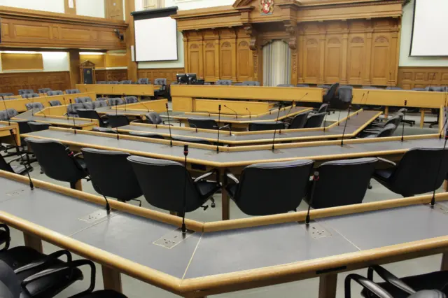 The Kent County Council chamber