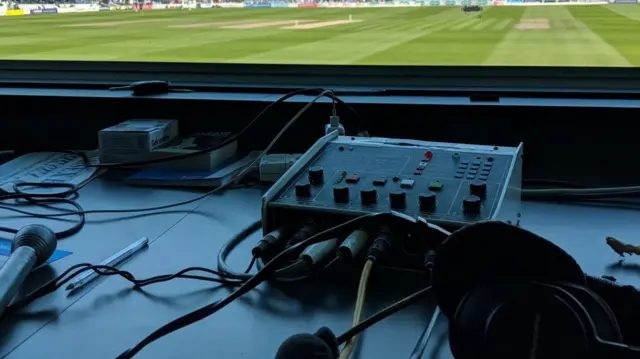 BBC commentary box