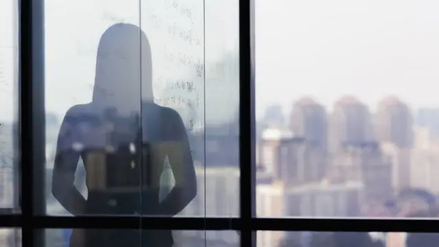 Woman at a window