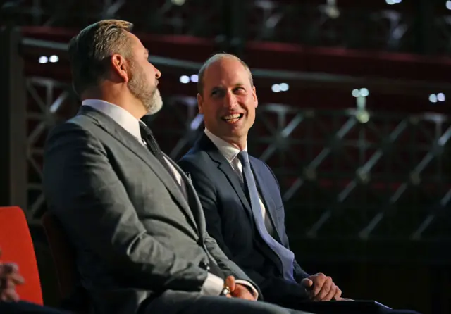 Duke of Cambridge and David Walliams