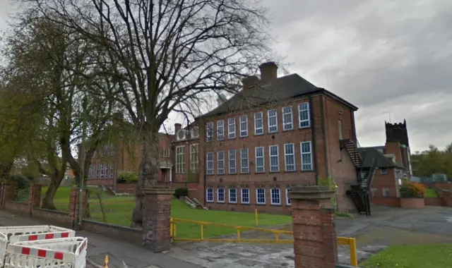 Former Derby College building in Heanor