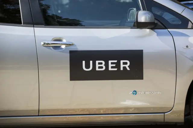 Uber car