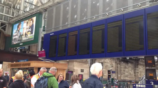 Trains cancelled at Glasgow Central