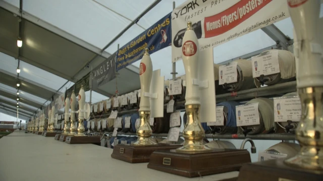 The bar at York's Beer and Cider