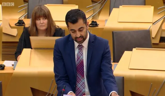 Justice Secretary Humza Yousaf