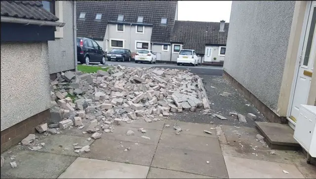 A major incident has been declared in Dumfries and Galloway because of the winds