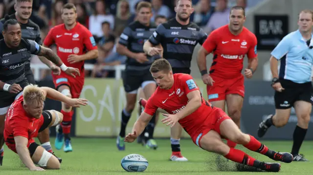 Sarries' 20th straight win over Newcastle