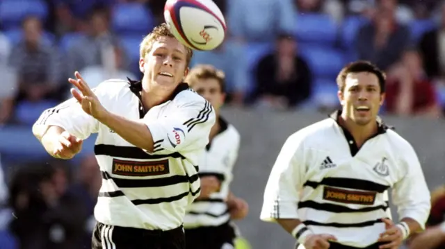 Jonny Wilkinson was part of the Newcastle side that won the first Premiership title in 1998