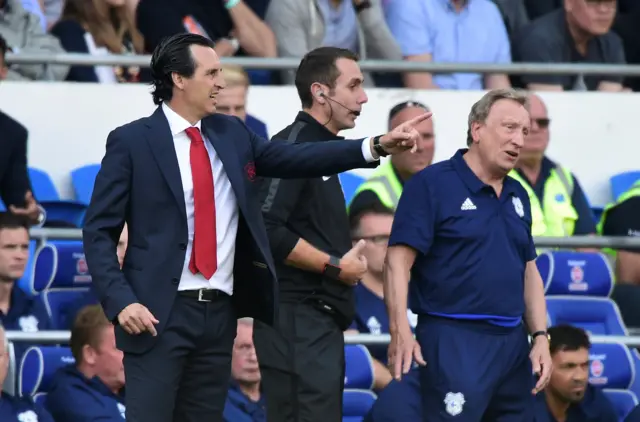 Neil Warnock and Unai Emery