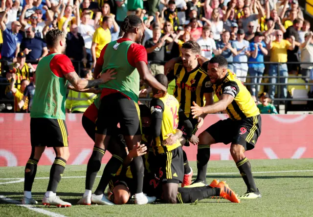 Watford celebrate