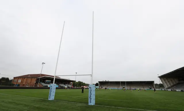 Kingston Park has been home to Newcastle Falcons since 1990