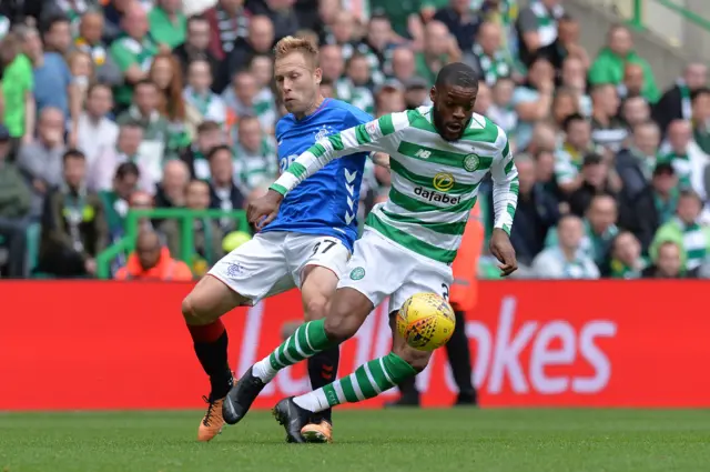 Scott Arfield and Olivier Ntcham