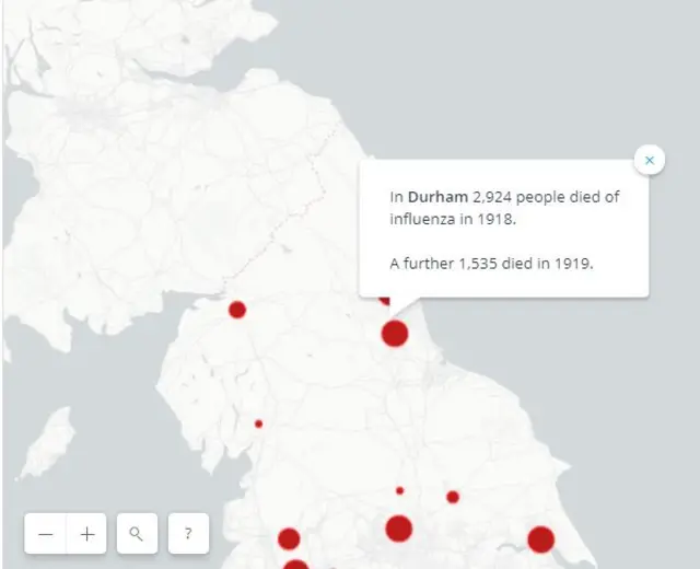 Flu map