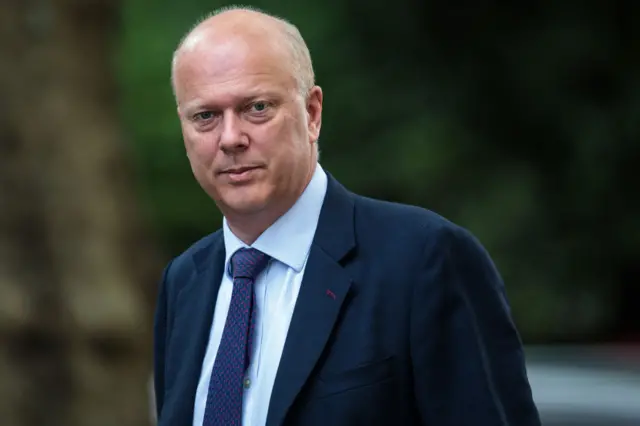 Transport Secretary Chris Grayling