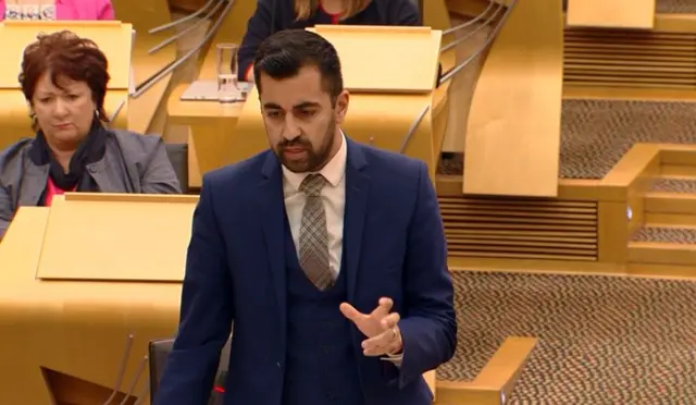 Justice Secretary Humza Yousaf