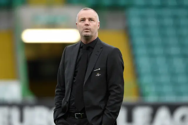 Rosenborg coach Rini Coolen at Celtic Park