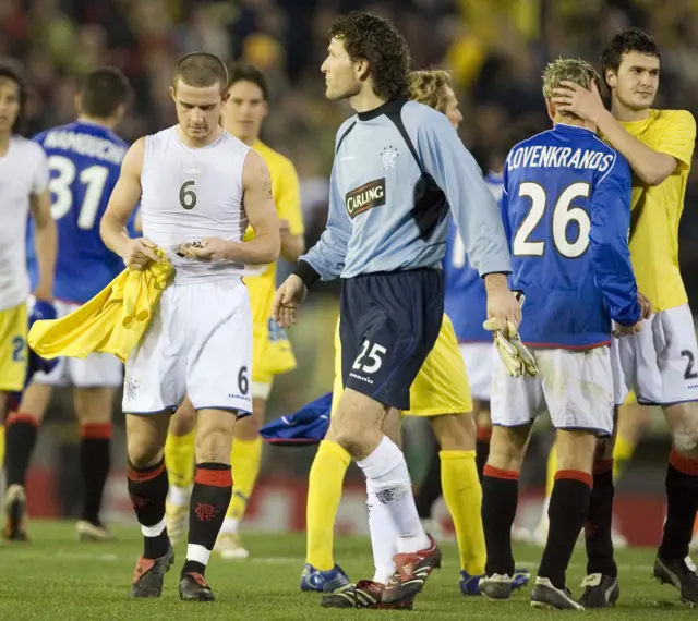 Rangers lost on away goals on their one previous meeting with Villarreal