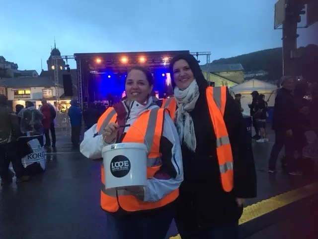 Looe Saves The Day festival-goers