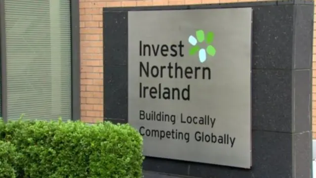 An Invest NI sign