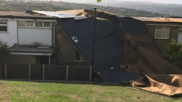 Roof damage