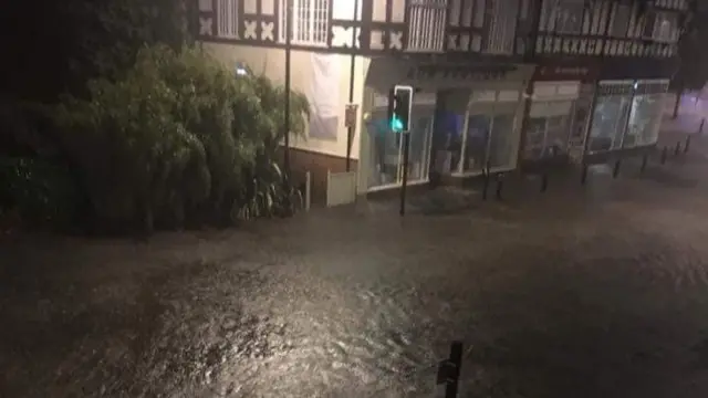 Flooding in Matlock