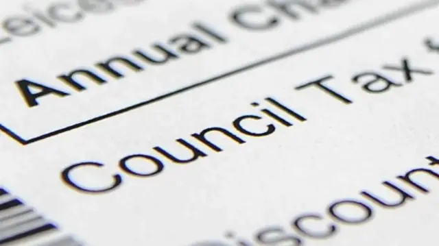 A council tax bill