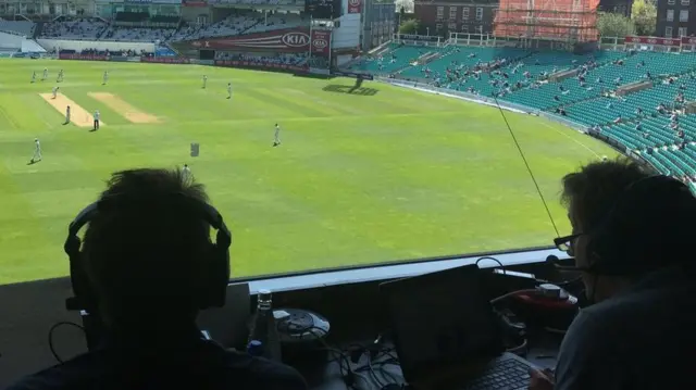 BBC commentary box