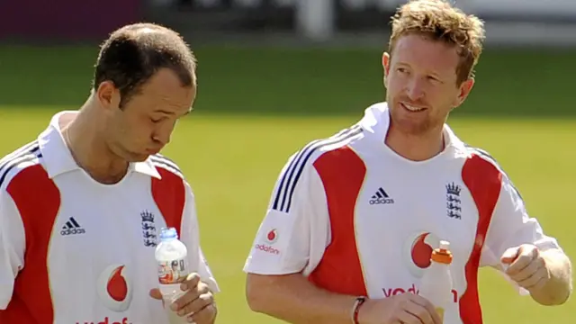 Jonathan Trott and Paul Collingwood