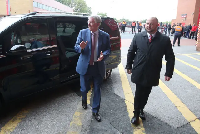 Sir Alex Ferguson at Old Trafford