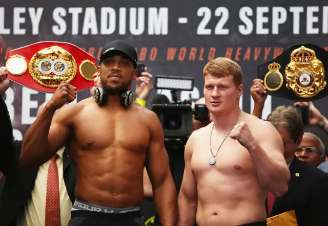 Anthony Joshua v Alexander Povetkin