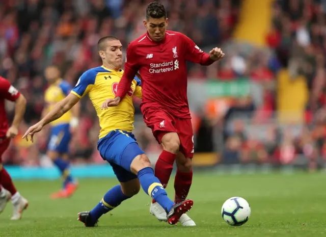 Roberto Firmino and Oriol Romeu