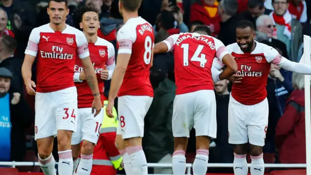 Arsenal celebrate