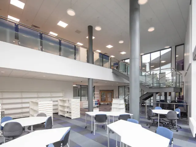 The interior of the University Centre Rotherham