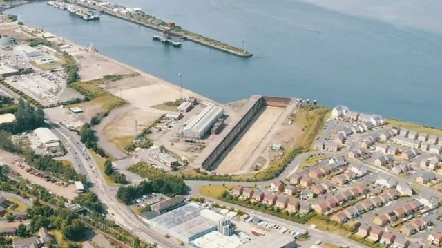 The Inchgreen dry dock is one of largest in the UK