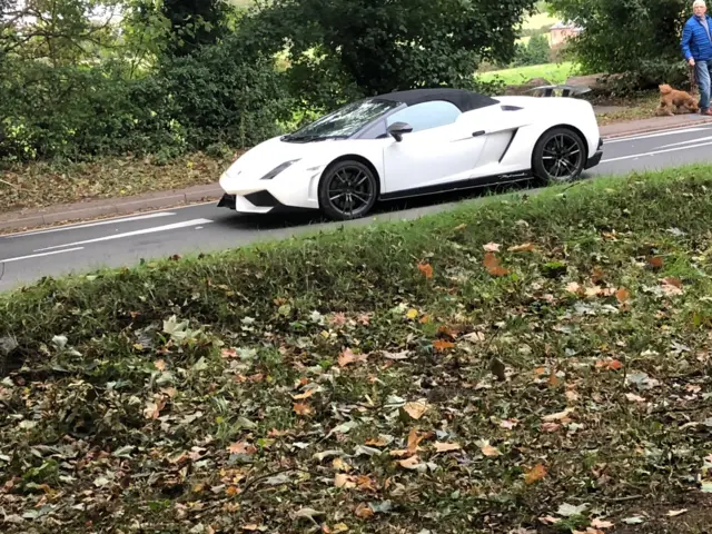 Supercar crash